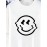 Mens Funny Smile Graphic Crew Neck Casual Pullover Sweatshirts Winter